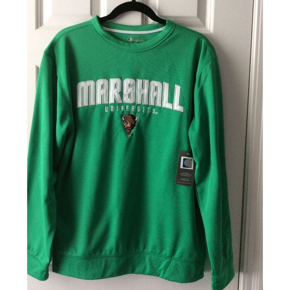 NWT, Marshall University, Size M, Champion Brand, Mens Sweatshirt